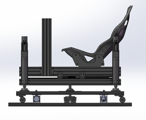 Simulatore dinamico di simulazione di movimento 4DOF + 2TL S profilo in alluminio per la cabina di pilotaggio di Sim Racing - Product Image 6