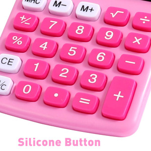 Foska Super Mini dimensione Standard funzione di base calcolatrice con 8 cifre grande Display LCD per uso di viaggi d'affari - Product Image 3