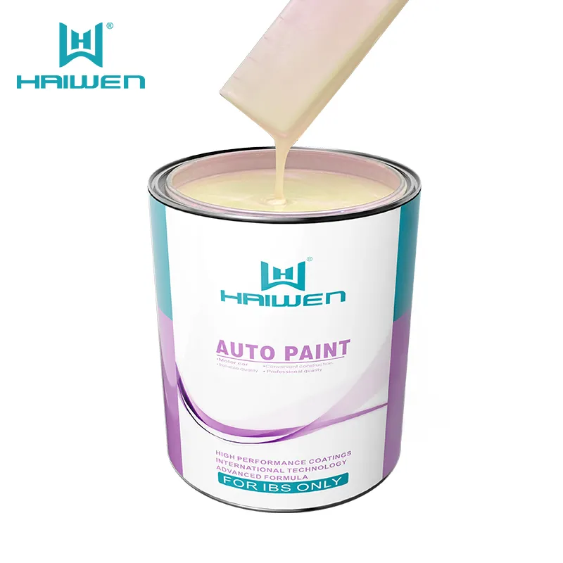 Acrylic tự động màu tím ngọc trai sơn Polyurethane sơn mài lớp phủ chất lỏng 1k ngọc trai màu 1K rắn màu sơn basecoat xe sơn