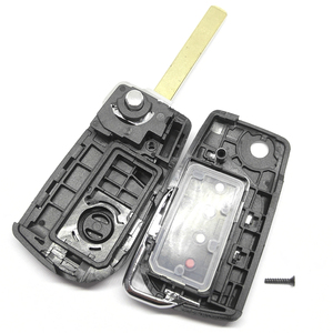 Popüler tarzı t-oyota modifiye katlanır araba anahtarı vaka 3 + 1 düğmeler anahtar kabuk hiçbir bıçak oluk kama - Product Image 4