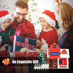 Tscinbuny Smart Christmas House Kit DIY Electronic Sensor Kit Christmas STEM IOT Kit educativo para Arduino Nano Programación