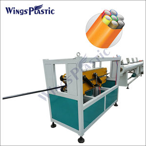Plastic Multiple PE Microduct Production Machine Line/HDPE COD <strong>Silicone</strong> Core Optical Bundle Pipe Making Machine <strong>Extruder</strong>