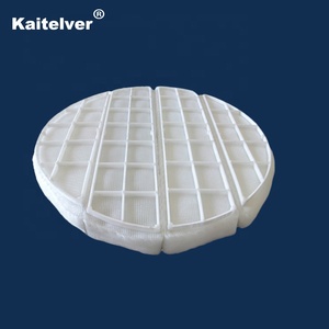 פלסטיק <span class=keywords><strong>PTFE</strong></span> F4 <span class=keywords><strong>FEP</strong></span> F46 PFA ETFE סרוג חוט רשת demister/ערפל eliminator עבור זיקוק מגדל