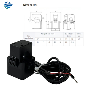 80-120A Entrada 20mA 40mA 32mA Salida Transformador de corriente de núcleo dividido Tipo abierto CT Sensor de corriente Aprobado por La CE para bajo voltaje de 0,66 V - Product Image 4
