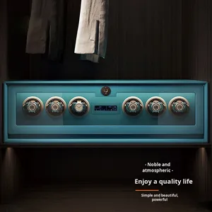 Tek katmanlı deri İzle Shaker anti-hırsızlık parmak izi kilidi akıllı ev ekran kabine gömülü İzle Shaker kasalar ürün - Product Image 6