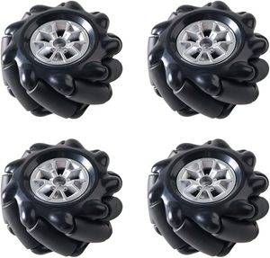 DC TT Motor DIY Toy AI STEAM 4WD Metal <strong>Smart</strong> Robot Chassis Kit 60mm Mecanum Wheel Car Chassis MC100 for Education/<strong>Raspberry</strong> <strong>Pi</strong> - Product Image 5