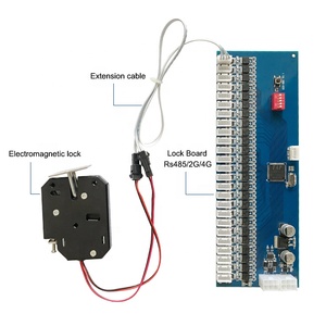 Sistema di controllo accessi RS485 scheda elettronica impermeabile intelligente per pacchi armadietto IP TCP rete persone funzione di conteggio
