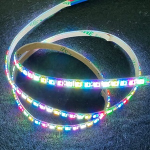 150個のLED/WS2812C-2020//LEDアドレス可能ピクセルストリップ; フレキシブル/DC5V/ RGBフルカラー/IP20/ WHITE PCB/ 4mm幅PCB/長さ0.5m/ - Product Image 6