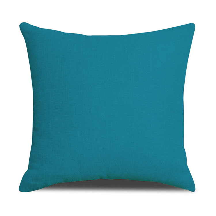 OEM Service Solid Color Custom Geometric Pattern Linen Pillow Cover Digital Printing Pillow Cushion Cover