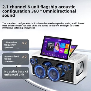 HiFi Home All-in-One <strong>Portable</strong> Wireless Camping Audio System <strong>KTV</strong> Karaoke Machine with Microphone for Cross-Border Use - Product Image 6