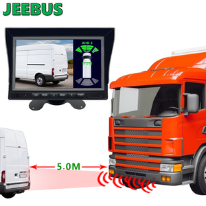Sistema de Monitoreo de Radar Visual Digital ultrasónico, 8 sensores con Vista de marcha atrás para coche - Product Image 6