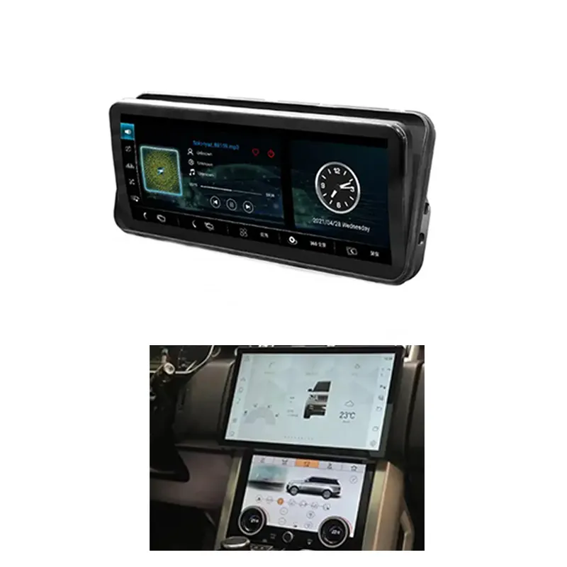 Đầu Phát Dvd Đa Phương Tiện Android 128 6 + 10.0G Thiết Bị Định Vị GPS Cho Land Rover Range Rover Sport 2012 - 2018