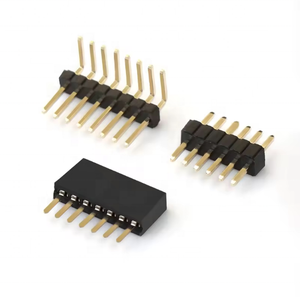 Custom Electronic component 2.54 2.0 1.27 1.0 0.8 mm pin <strong>header</strong> female <strong>header</strong> DIP <strong>SMT</strong> pcb pin <strong>header</strong> 2.54mm - Product Image 1
