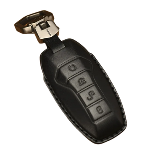 BYD Qing Tang için deri araba anahtarı durum kapak Fob kabuk - Product Image 5