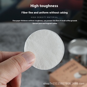 Coffee <strong>Filter</strong> Papers Pulp Espresso Machine <strong>Filters</strong> with Excellent Permeability - Compatible Barista Coffee Machines 51/54/<strong>58mm</strong> - Product Image 3