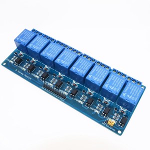 Panel de control de relé de 8 canales, módulo de relé PLC de 5V, en oferta, en stock, 8 - Product Image 1