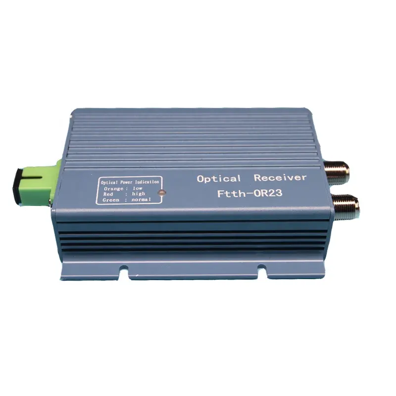 optical receiver 100dbuv high level 2 output FTTB Digital and analog CATV WDM ftth micro mini fiber receiver 1550nm node