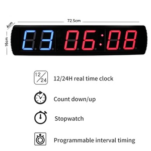 Profession eller digitaler LED-Trainings timer für Fitness training Elektrische Countdown-Uhr Fernbedienung Tragbarer Intervall-Timer für - Product Image 5