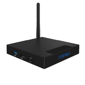 Dispositivo de TV inteligente X2 Max, decodificador con Android 8,1, 4GB de RAM + 32GB de ROM, cuatro núcleos, 2,4 GHz, compatible con BT 4,1/WiFi/3D/4 K/H.265 - Product Image 1