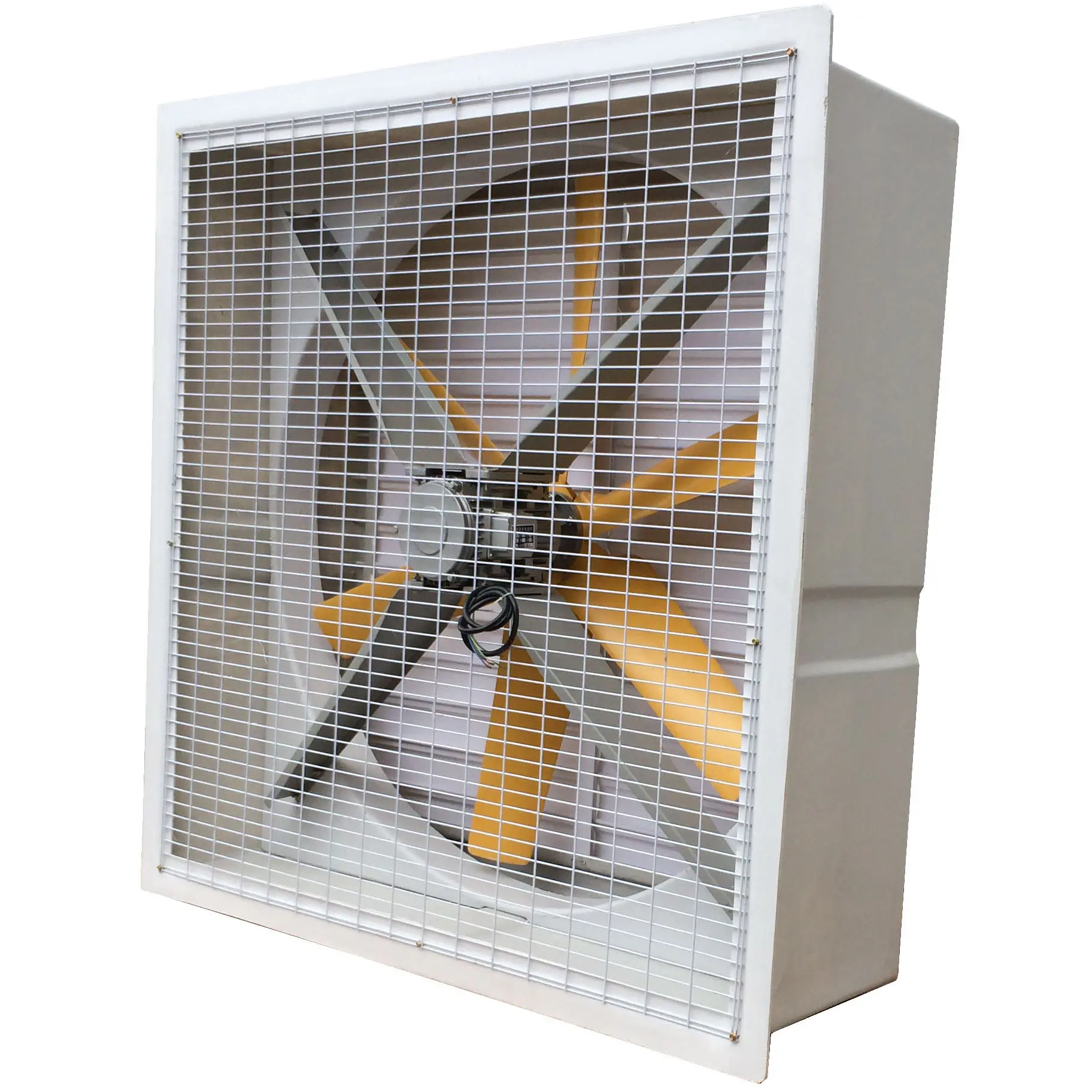 Ventilador de ventilación de flujo axial para agricultura, buen precio, cobertizo de pollos, alto flujo, montaje en pared