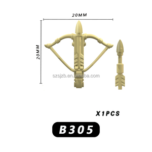 <strong>Medieval</strong> Military Cavalry <strong>Bow</strong> and Arrow Arrow Pack Assemble Scene Bricks Building Blocks Weapon Accessories Toys PJB015-PJB335 - Product Image 2