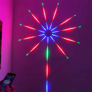 Luces navideñas coloridas, luz de fuegos artificiales Flexible direccionable de 5V, tira Led RGB 5050RGBIC, cadena inteligente para el Día de San Valentín - Product Image 4