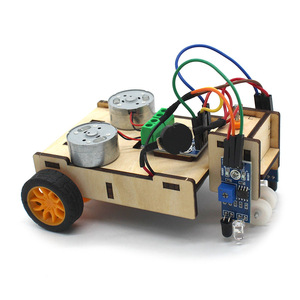 Stelo linea da te che segue il Robot automazione linea nera Follower intelligente auto giocattolo manuale assemblaggio strumento didattico sperimentale