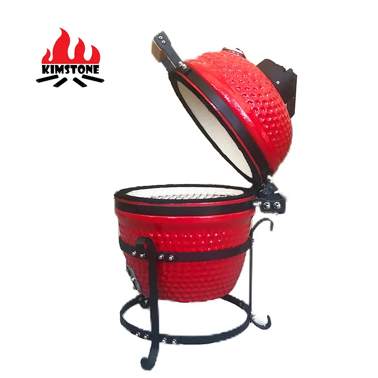 KIMSTONE 13 pollici barbecue grill barbecue set di utensili per barbecue all'aperto griglia per barbecue griglia in ceramica grill