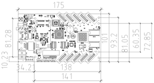 Control remoto inalámbrico para teléfono móvil, sistema de control asíncrono, HD-C35c, cassette individual con pantalla pequeña