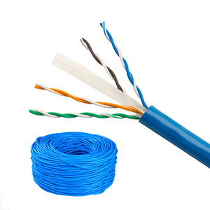 Feiboer 0.52mm固体PVC LANケーブルRJ45ネットワークコードCAT7互換305mゲーミングモデムルーターPC FTP 23awgイーサネットケーブル