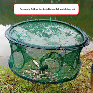 Sale China Multi Specification Foldable Hand Throw Double Anti Running Box Fishing <strong>Net</strong> Shrimp Cage - Product Image 4