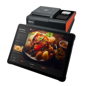 Google GMS Сертифицированный 11-дюймовый Android POS умный терминал, Android 13/14, Встроенный принтер 80 мм и NFC + QR-код Pay + 2,4 "LED - Product Image 1