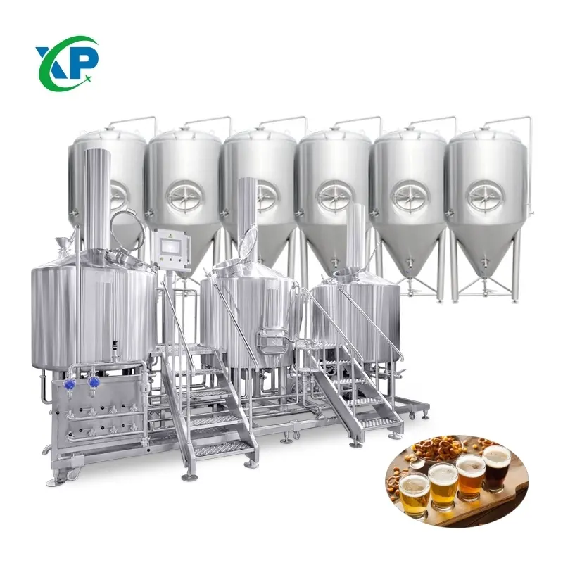 Nuovissimo sistema di produzione di birra in acciaio inossidabile 304 sistemi di produzione di birra professionali attrezzatura per la produzione di birra artigianale