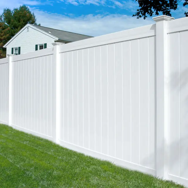Pannelli di recinzione in vinile per recinzione in Pvc bianco
