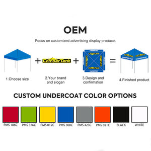 Açık Pop Up şeffaf PVC pencere ile 10x10 Makeshift ekran çadır 10x10 çadır yurt çadır gazebo ağırlıkları - Product Image 5