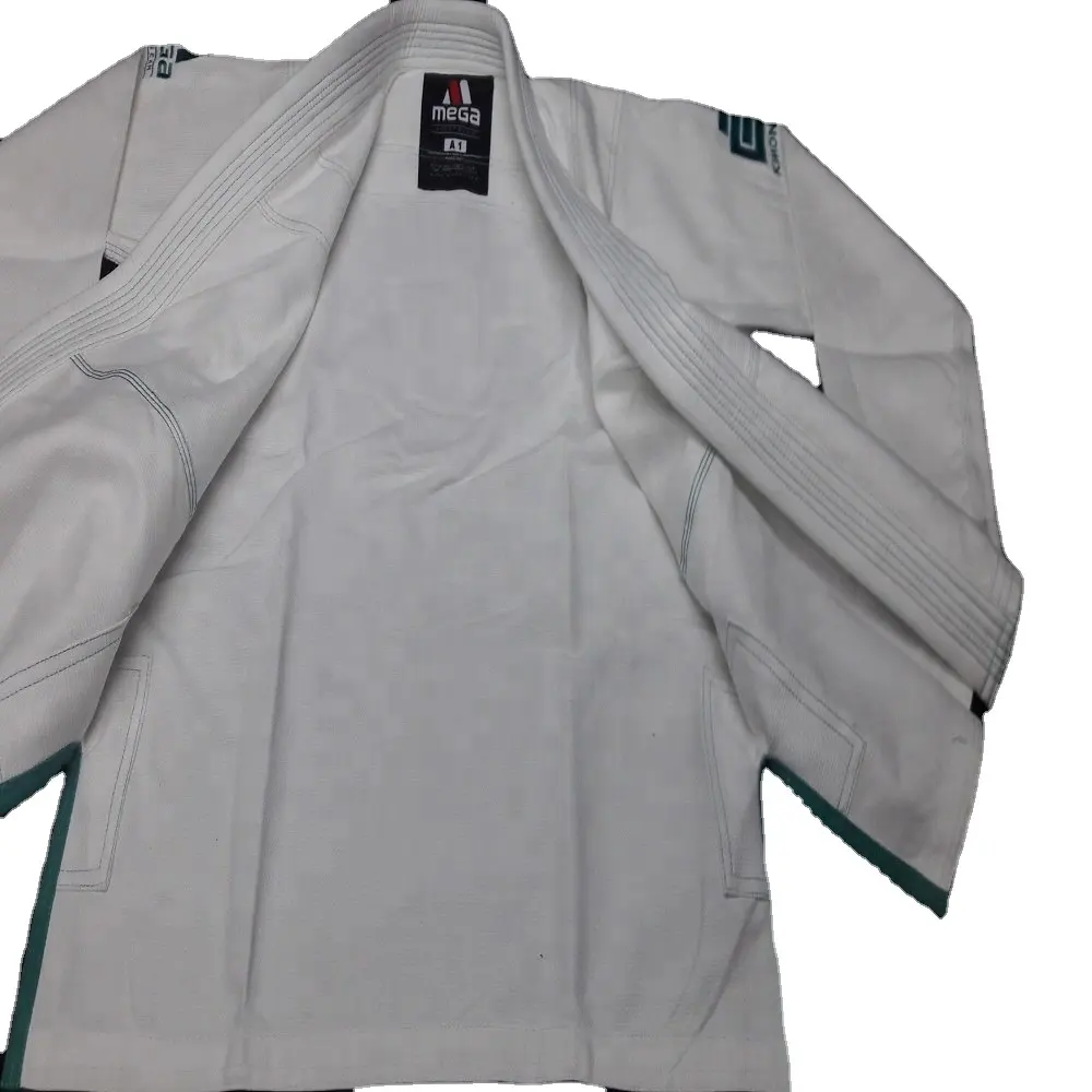 Atacado esportivo brasileiro 100% algodão pérola onda ripstop bii gi jiu jitsu jiu-jitsu jiu-jitsu uniforme bjj-gi com cinto