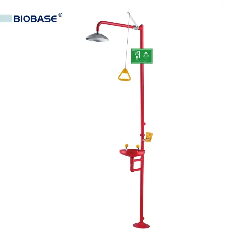 BIOBASE cina all'ingrosso portatile da laboratorio in acciaio inox stazioni doccia Eye Washer SEW-C1 per laboratorio