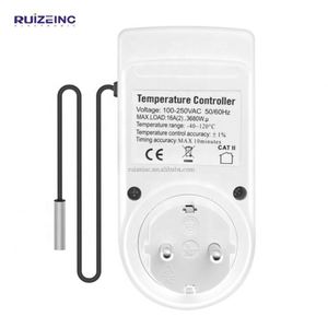 Controlador de temperatura Digital multifunción, termostato de salida con interruptor de temporizador, refrigeración de calefacción, CA de 110V ~ 230, enchufe de temporizador - Product Image 3