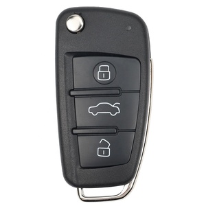 Yüksek kalite 3-Button Audi A3 Flip uzaktan araba anahtarı ile 433MHZ MQB çip PN 8vvehicles 220d oto araçlar için - Product Image 1