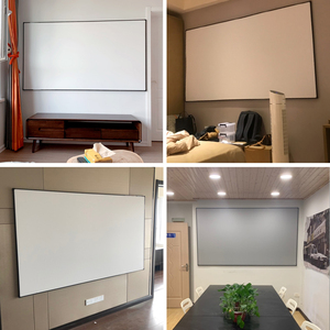 Pantalla de proyección de largo alcance para cine en casa, marco fijo, proyector, 100, 120, 150 pulgadas, 4K, HD, ALR - Product Image 6