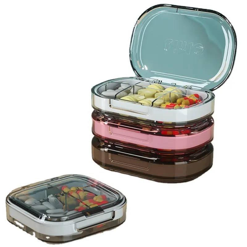 Kleiner Pillen behälter Mini Medicine Box Travel Leicht zu tragender Pillen aufbewahrung koffer