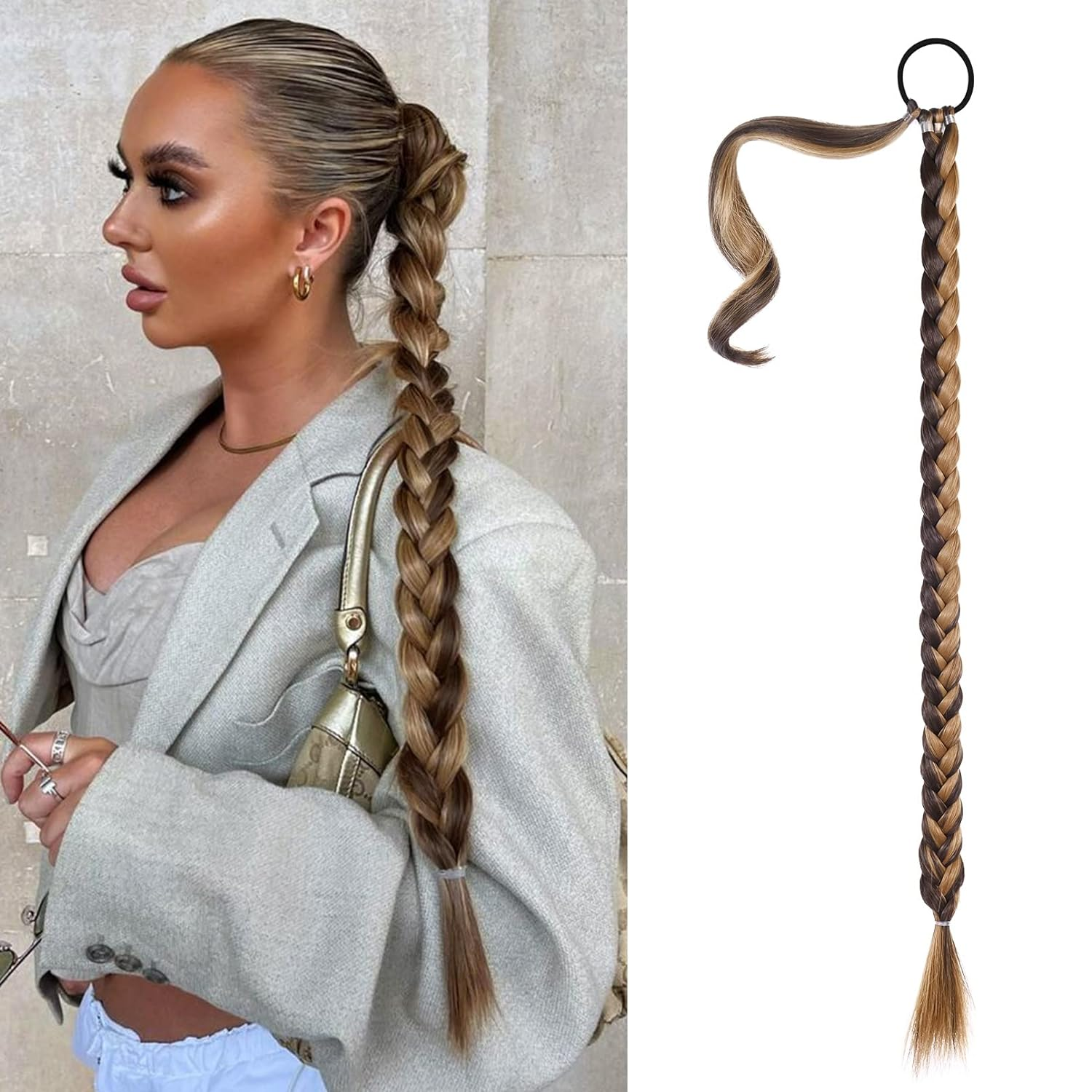 Brun chocolat avec blond