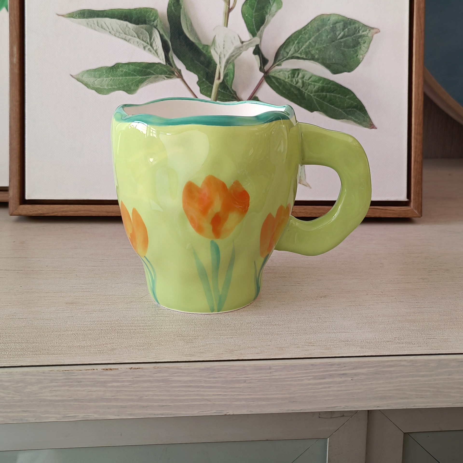 Tulipe sur vert
