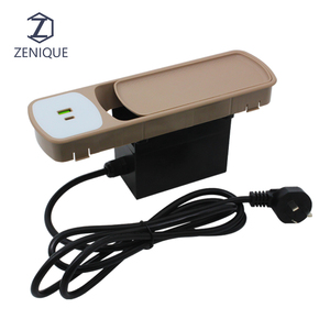 Nuevo diseño, enchufe de escritorio de oficina, mesa de estilo de gama alta, salida multifuncional, USB tipo C con bandeja de almacenamiento - Product Image 1