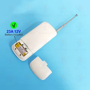 Telecomando universale a lungo raggio 500m 2 pulsanti trasmettitore wireless codice di apprendimento batteria inclusa - Product Image 4
