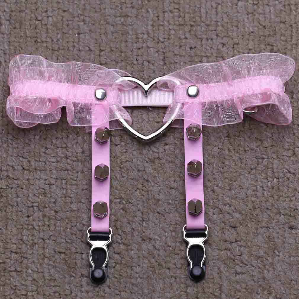 Clip en caoutchouc rose