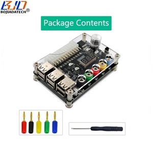 Entrada ATX de 24 pines a 6 * USB 2,0 Hub Breakout Board con perilla de voltaje ajustable compatible con QC 2,0/QC 3,0 Max 3A salida - Product Image 6