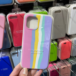 Gökkuşağı özel Logo mikrofiber iç Pc Tpu yumuşak kapak sıvı silikon telefon Iphone için kılıf 11 12 13 14 15 Pro Max artı - Product Image 6