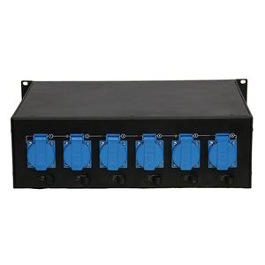 ST 12 Road 20A Equipo de distribución de energía Edison Plug 4 Road 19pin Salida Power Distro Box Distribuidor de energía