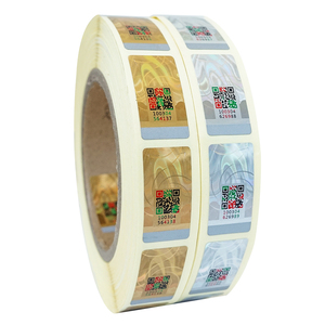 Adhesive Tamper Proof Original Authenticity <strong>Verification</strong> QR <strong>Code</strong> Sticker with Scratch-off Unique Serial Number Security Label - Product Image 2